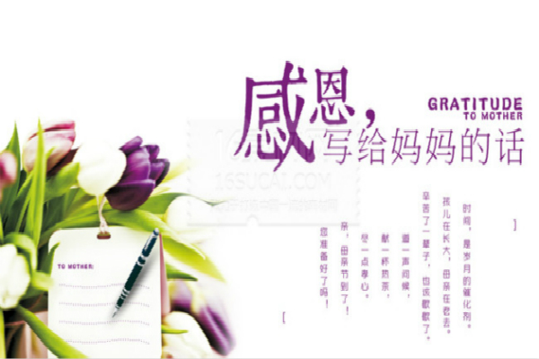 关于母亲节的微信祝福语