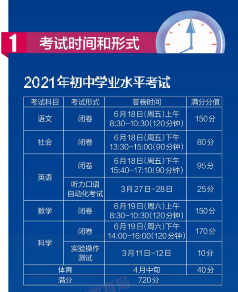 2022浙江中考时间安排2022年浙江中考时间表