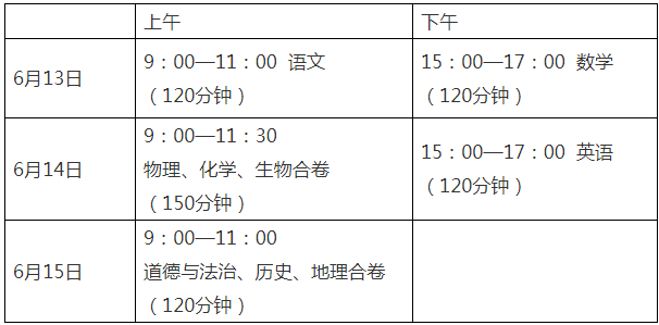 2023年四川泸州中考时间一般在几月几号