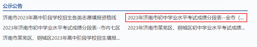 2023��ɽ�����Ͼ��꼶����ѧҵˮƽ���Գɼ��ֶα����������������ֳ�����