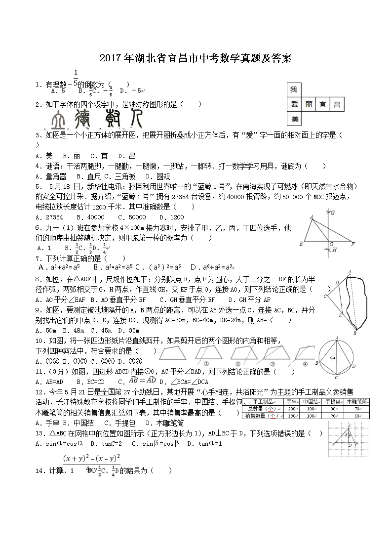 2017�����ʡ�˲����п���ѧ���⼰��