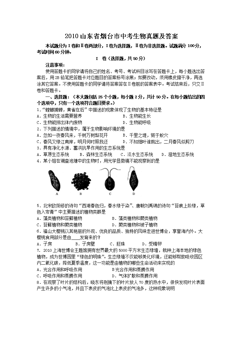 2010ɽ��ʡ��̨���п��������⼰��