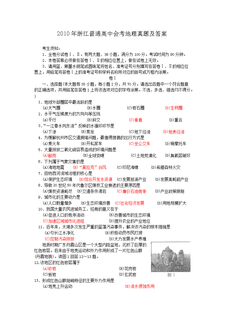 2010���㽭��ͨ���лῼ�������⼰��