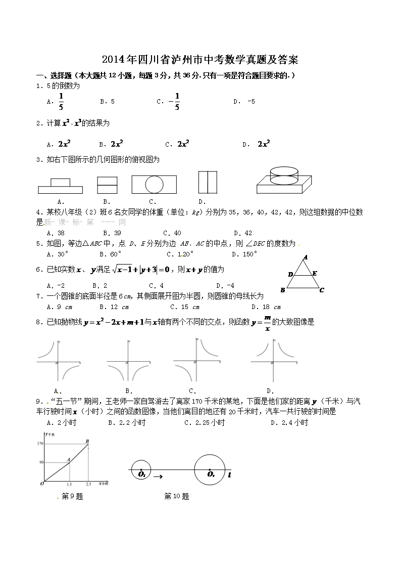 2014���Ĵ�ʡ�������п���ѧ���⼰��