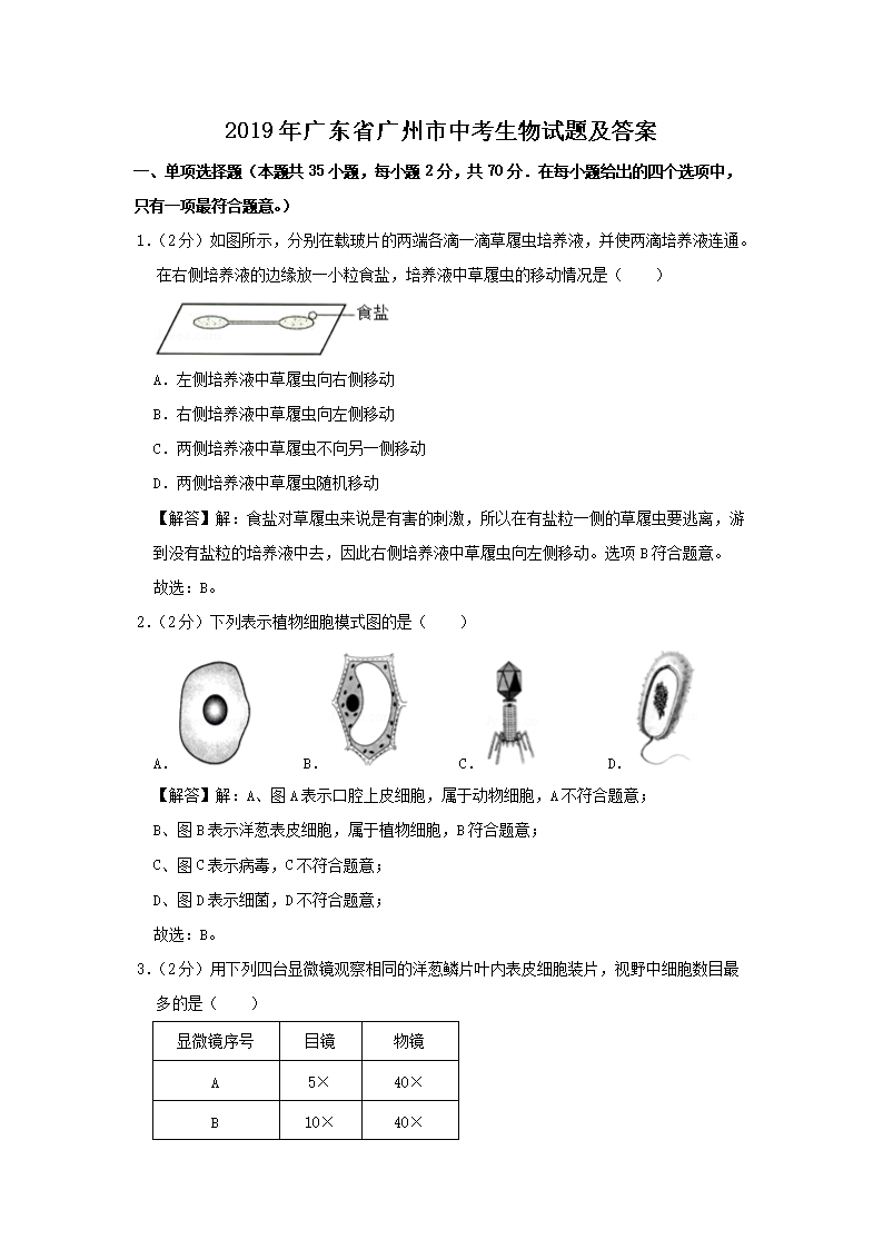 2019��㶫ʡ�������п��������⼰��