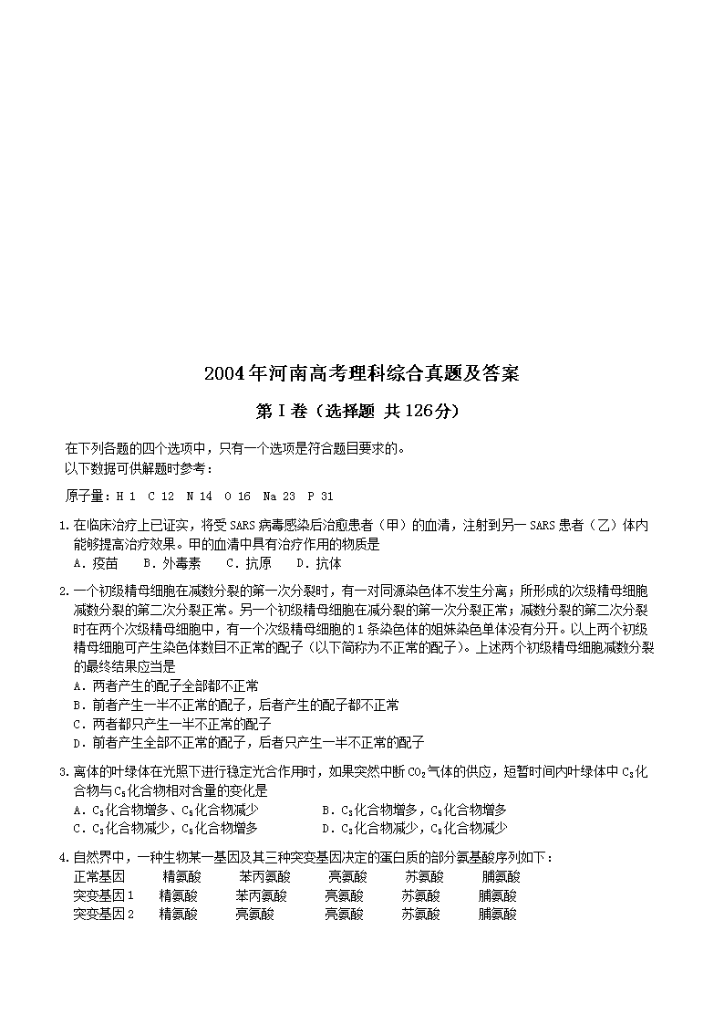 2004����ϸ߿������ۺ����⼰��