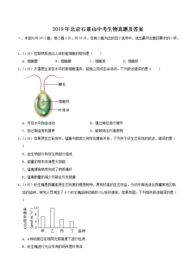 2019�걱��ʯ��ɽ�п��������⼰��