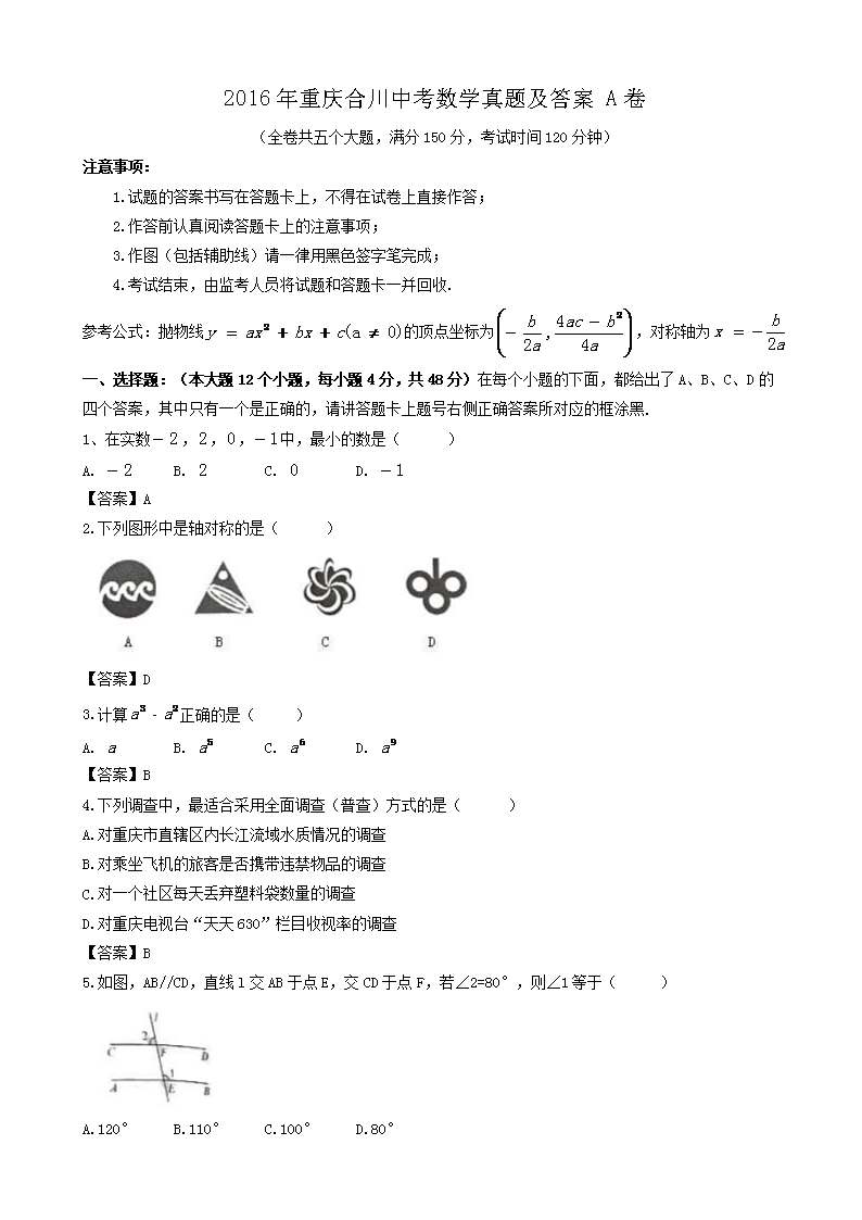 2016������ϴ��п���ѧ���⼰��A��