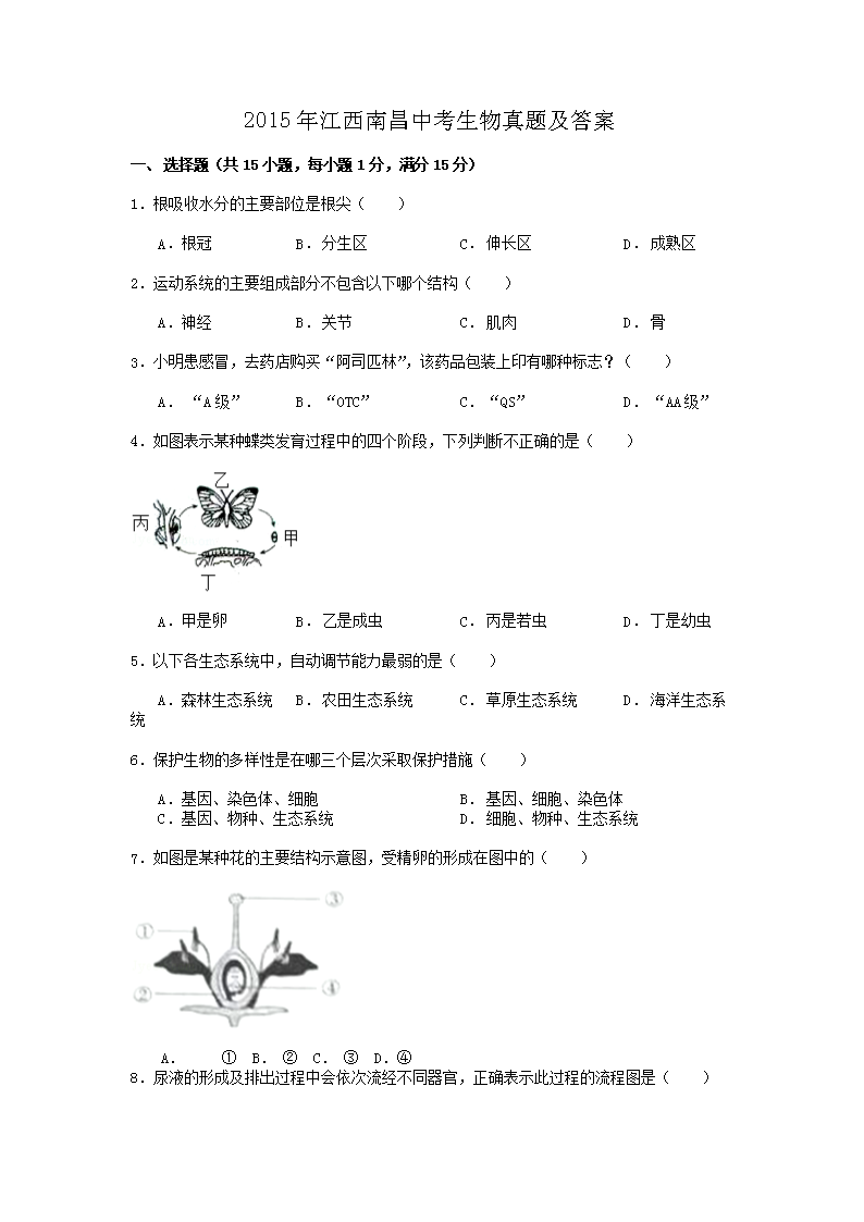 2015�꽭���ϲ��п��������⼰��