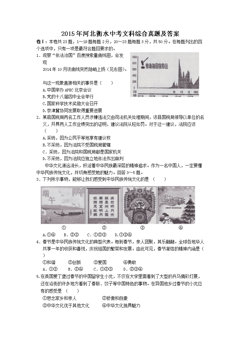 2015��ӱ���ˮ�п��Ŀ��ۺ����⼰��