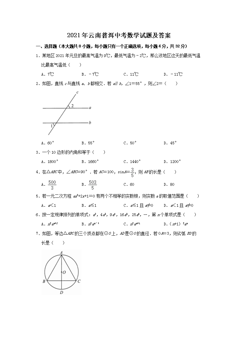 2021�������ն��п���ѧ���⼰��