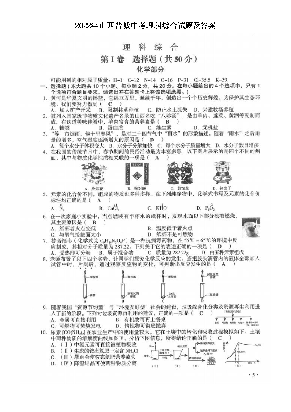 2022��ɽ�������п������ۺ����⼰��