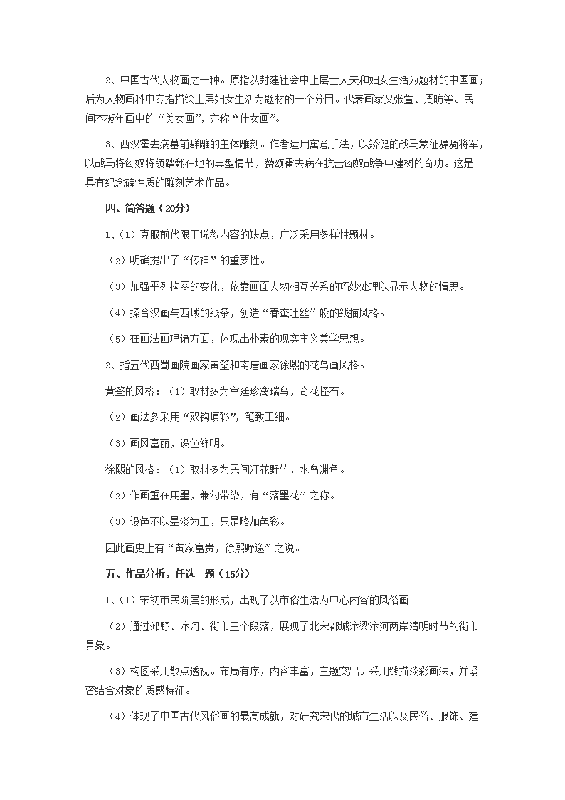 Removed_2013福建莆田中小学美术教师招聘考试美术史真题及答案4.png