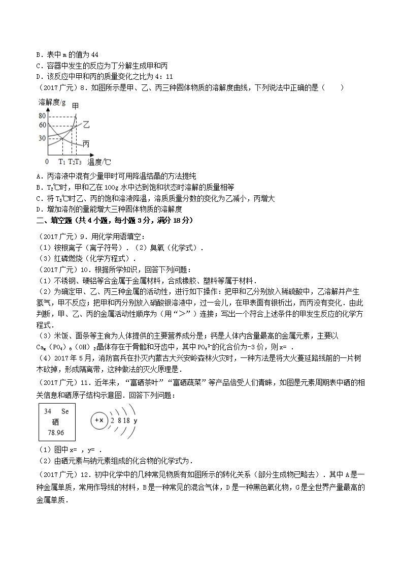 Removed_2017年四川省广元市中考化开云kaiyun(中国)真题及答案2.png
