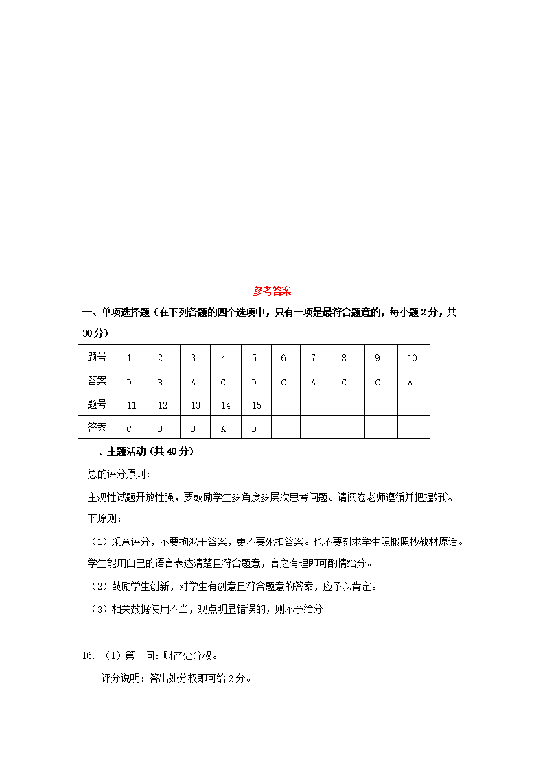 2019年甘肃省张掖市中考道德与法治真题及答�?.png