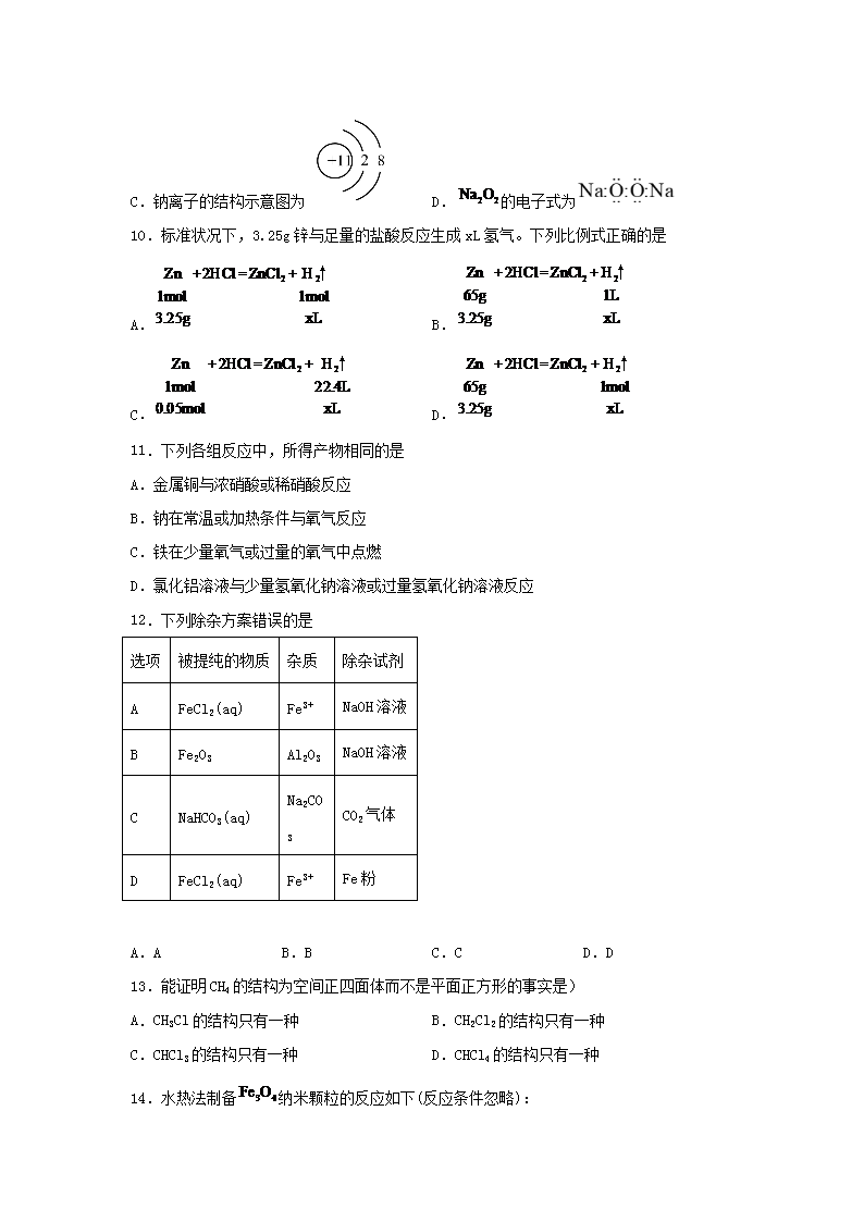 Removed_2023年山西普通高中学业水平考试化学试题及答�?.png