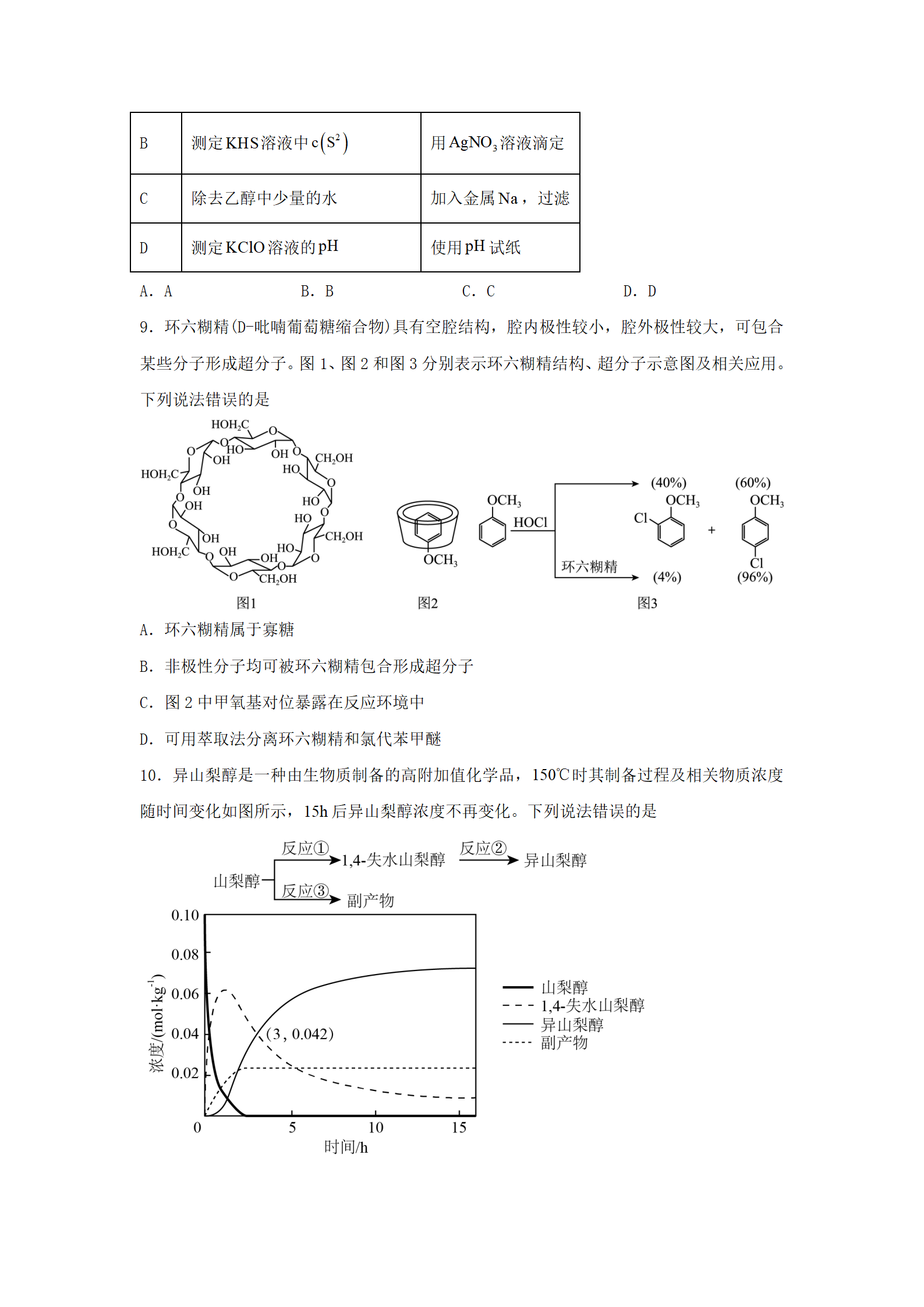 2024年吉林高考化开云kaiyun(中国)真题及答案_03.png