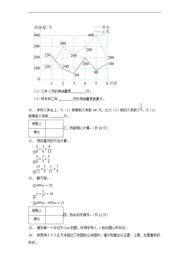 2023-2024年广东省清远市连南瑶族自治县六年级上册期末数开云kaiyun(中国)试卷及答案5.png