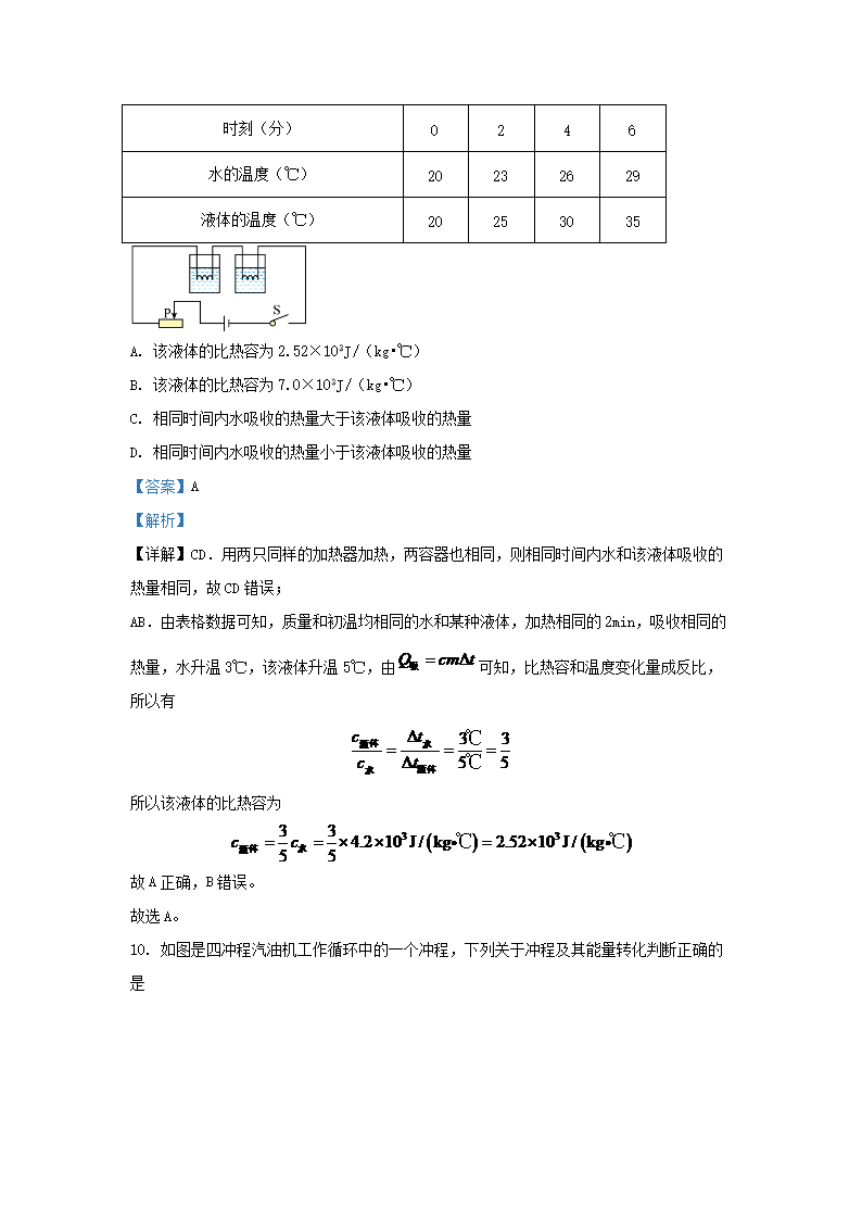 Removed_2023-2024学年河北省石家庄九年级上学期物理第一次月考试题及答案5.png