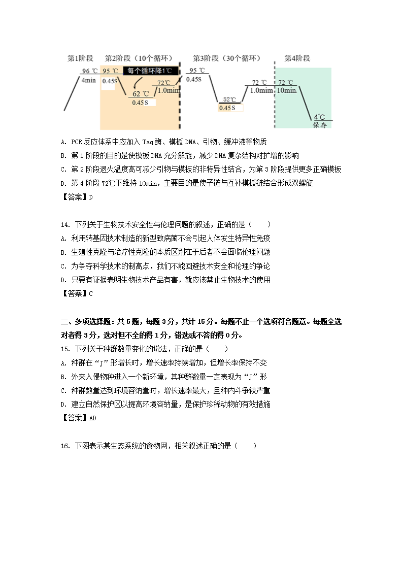 Removed_2022-2023學(xué)年江蘇省常州高二下學(xué)期生物期中考試題及答案5.png